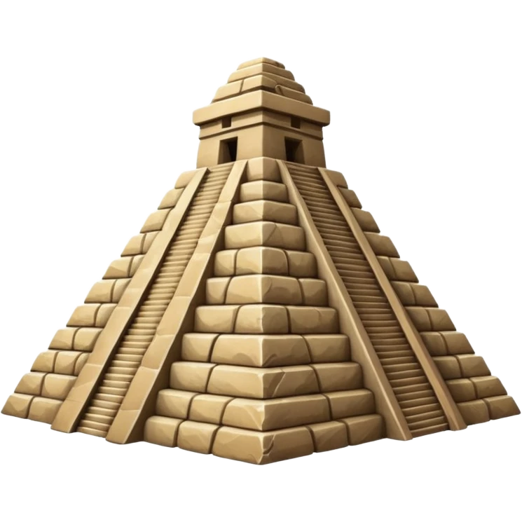 Mayan pyramid emoji