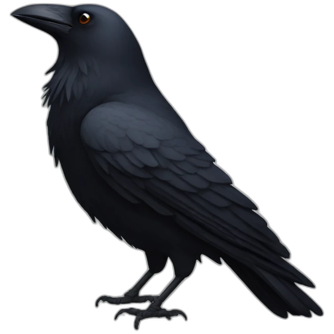 crow light emoji