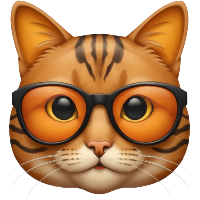 Cat wearing sunglasses emoji