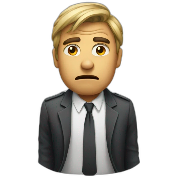 disgusted emoji