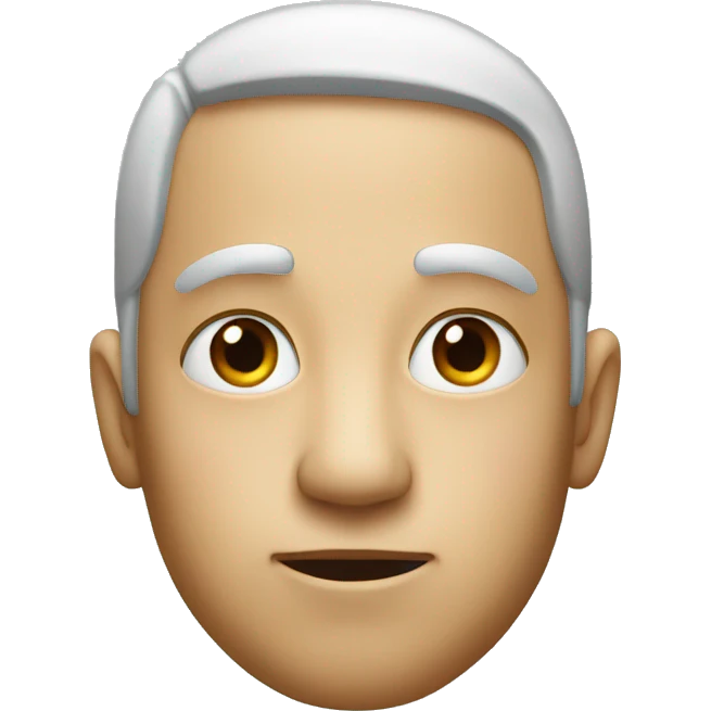 Face looking sideways one eyebrow raised emoji