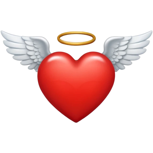 heart with angel wings emoji