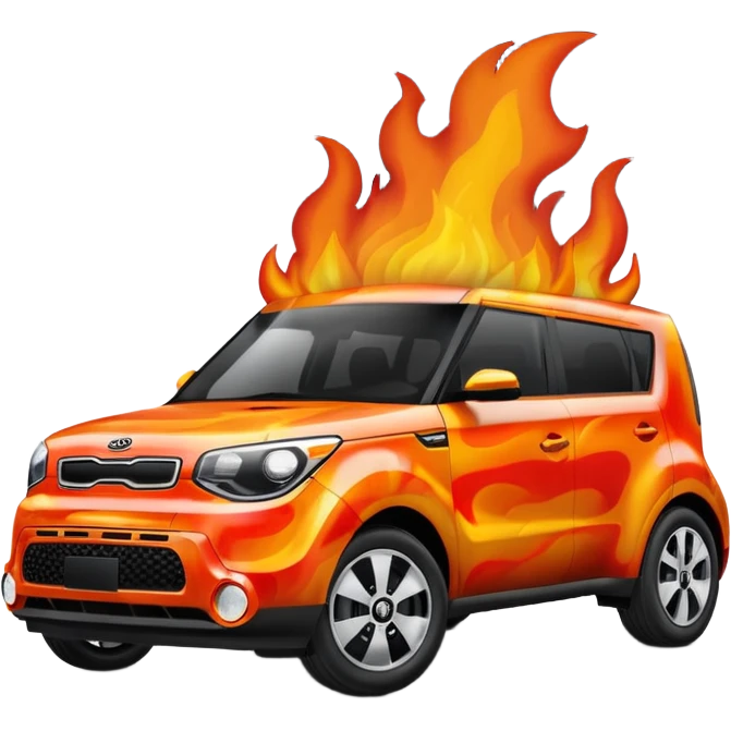 Kia Soul On Fire emoji