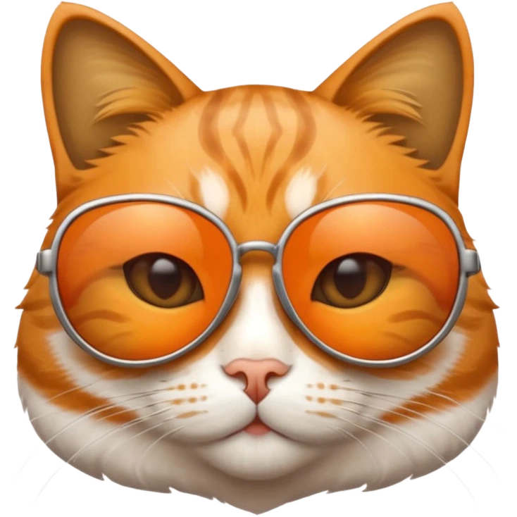 Cat wearing sunglasses emoji