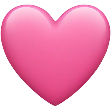 Pink heart  emoji