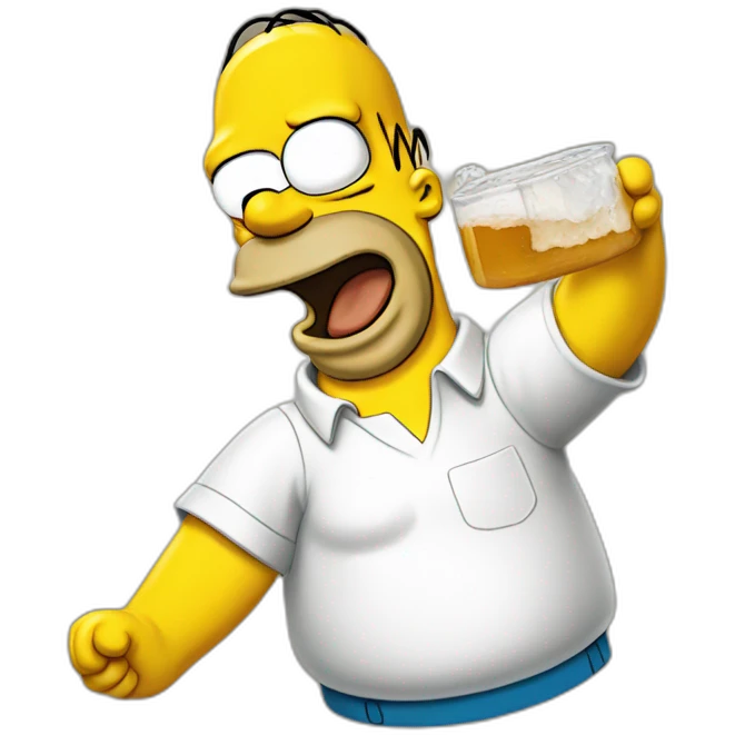 Homer Simpson Happy emoji