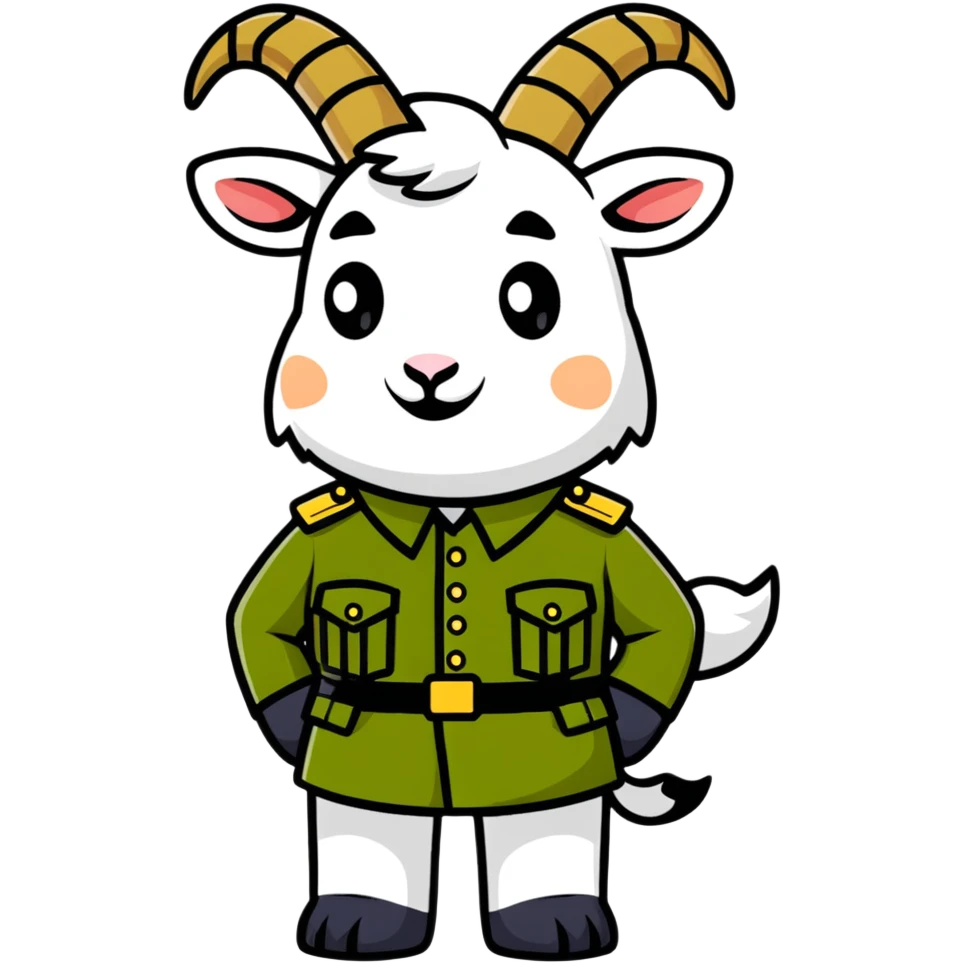 Sergeant goat emoji