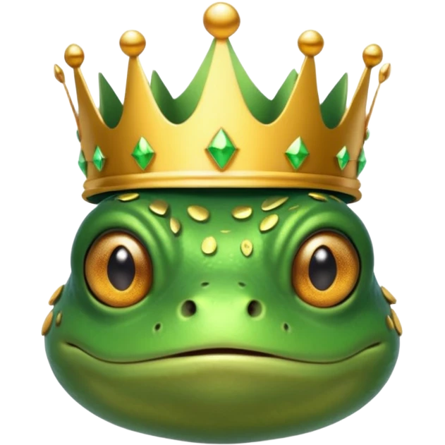 frog King, with crown emoji