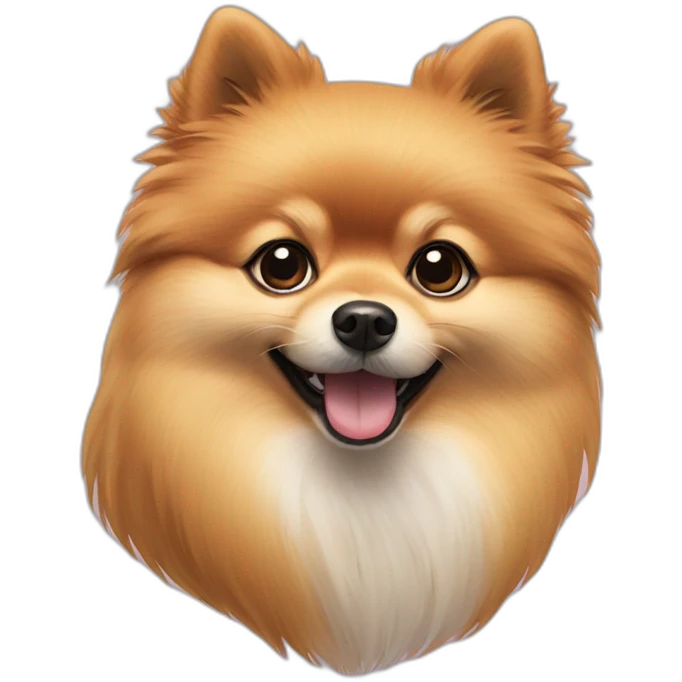 pomeranian dog emoji