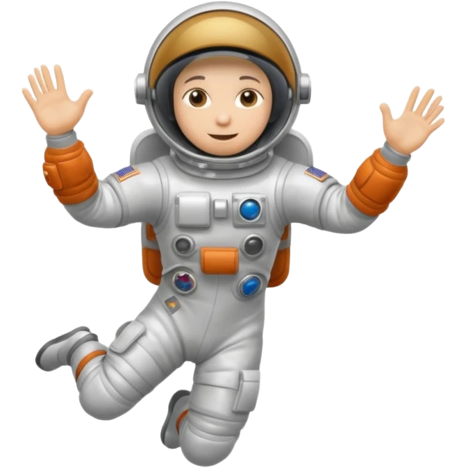 astronaut jumping emoji