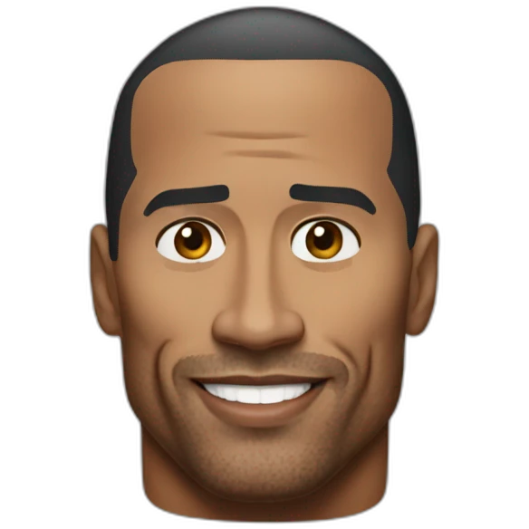 Dwayne Johnson emoji