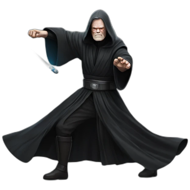 Palpatine fight pose emoji