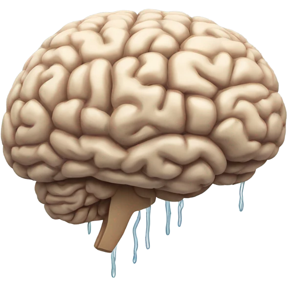 brain leaving body emoji