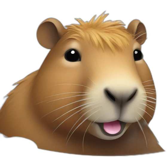 capybara taking a bubble bath emoji