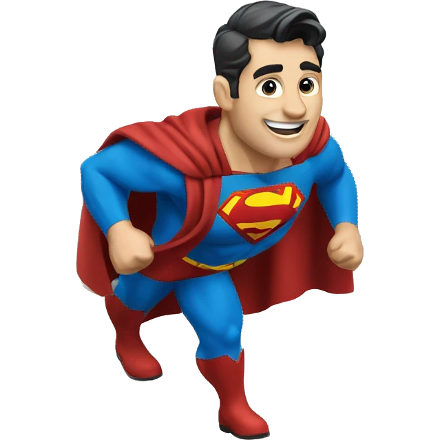 Superman as a roofing salesman emoji