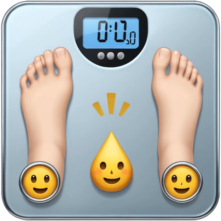 Digital weight scale emoji