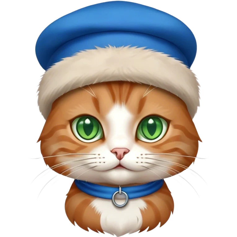 cat with a blue hat emoji