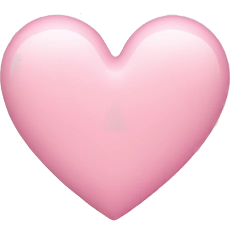 pastel pink heart emoji