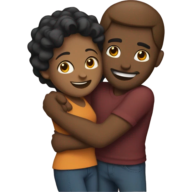 make a couple that hugs emoji