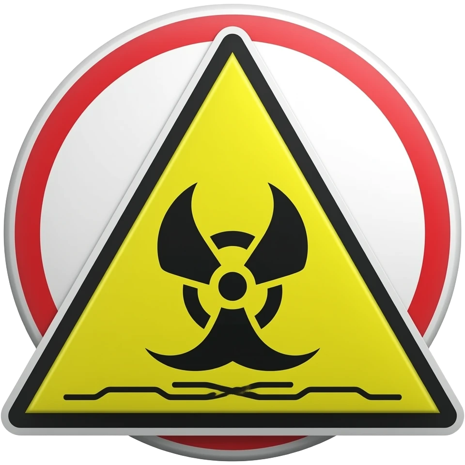 Sign for toxic emoji