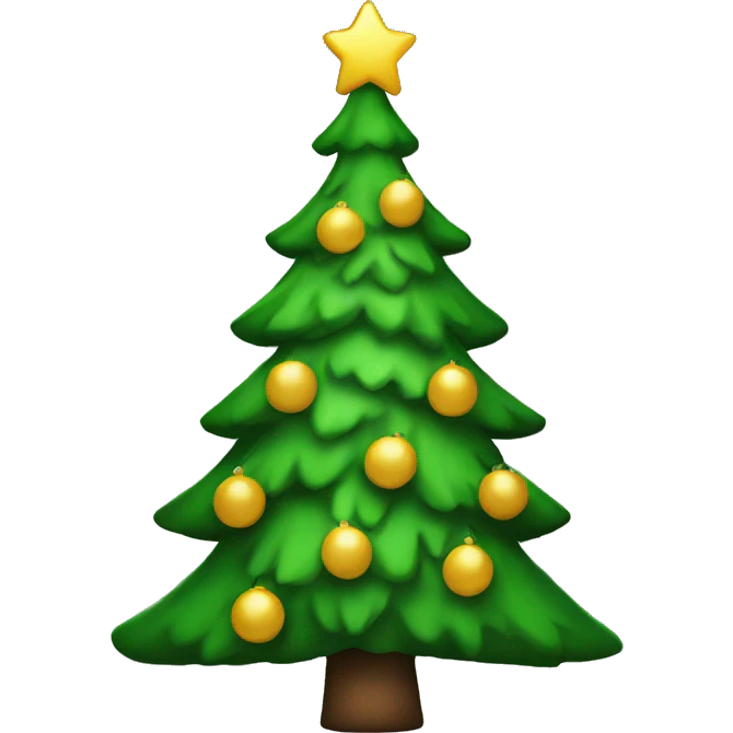 Christmas tree emoji