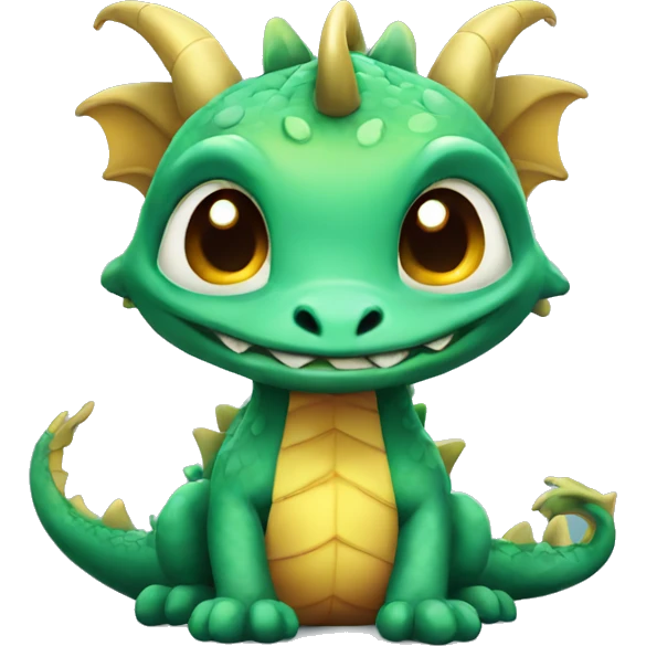 Cute dragon emoji