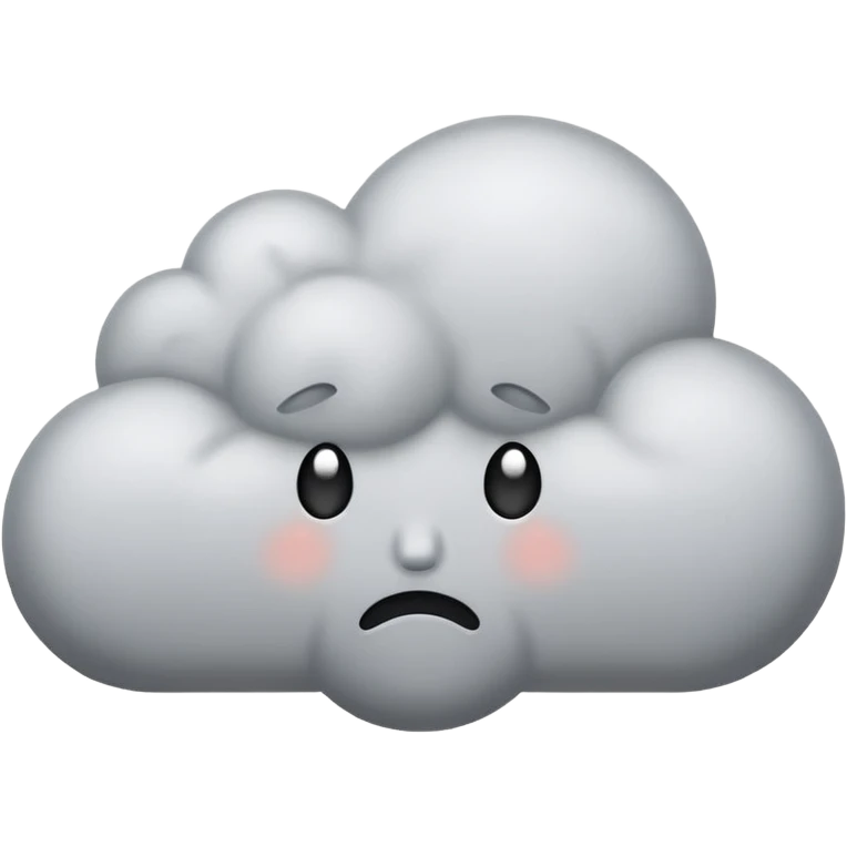 a sad cloud emoji emoji