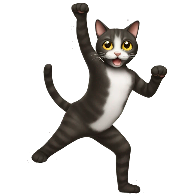 Twerking cat emoji