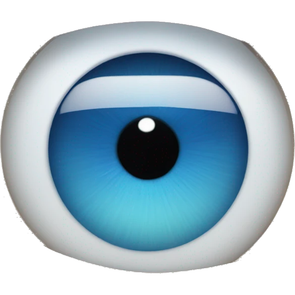 Blue eye  emoji