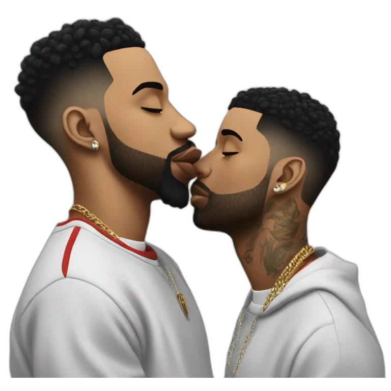 drake kissing 21 savage emoji