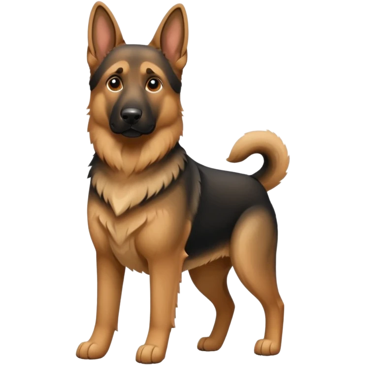 German shepherd  emoji