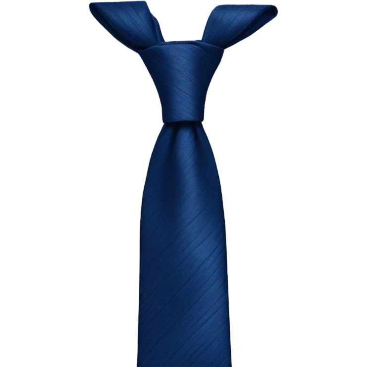 dark blue realistic tie emoji