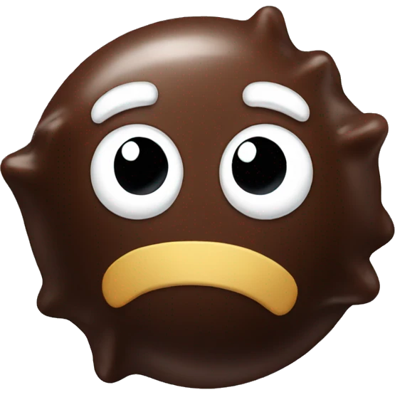 chocolate bomb emoji