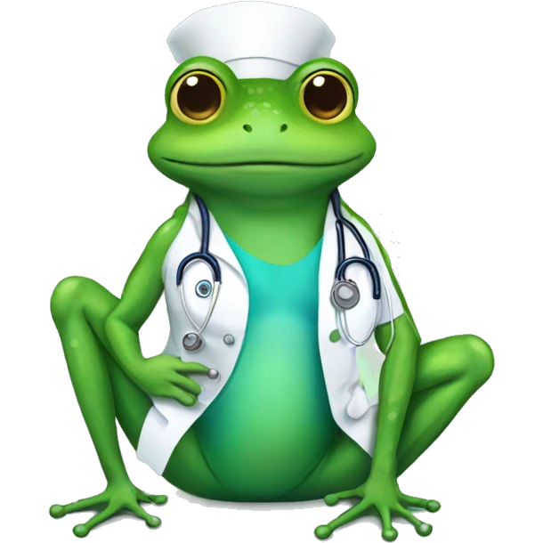 nurse frog emoji