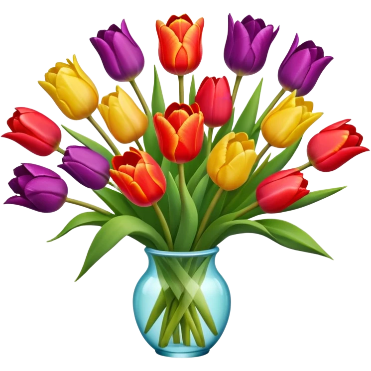 tulips emoji