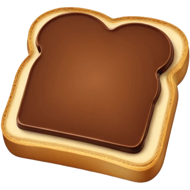 Toast mit Schokocreme emoji
