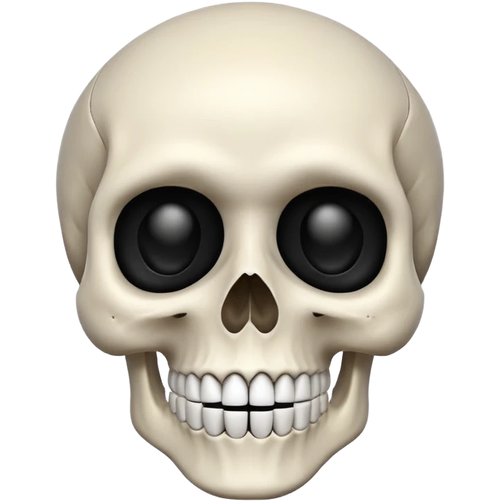 Skull that smiles emoji