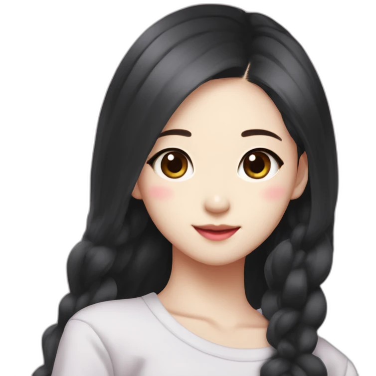 Korean girl jisoo Kim from blackpink emoji
