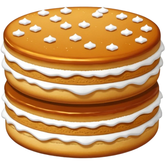 alfajor de dulce de leche emoji