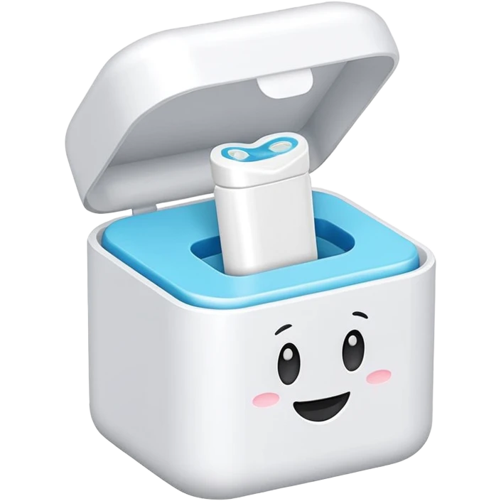 Dental thread in its box emoji