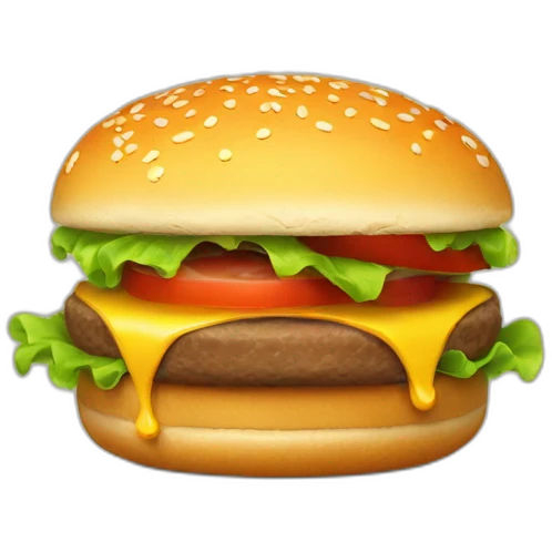 Hamburger qui marche emoji