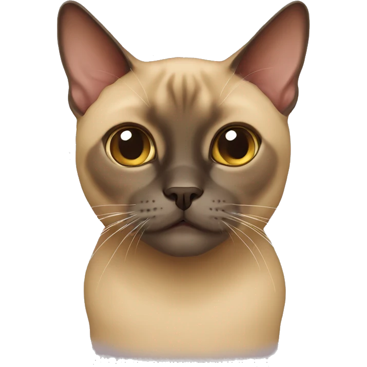 Burmese cat emoji