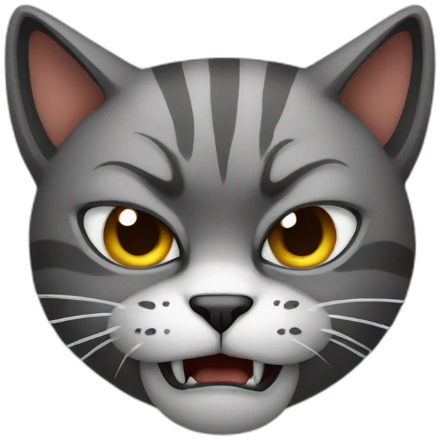 angry cat emoji