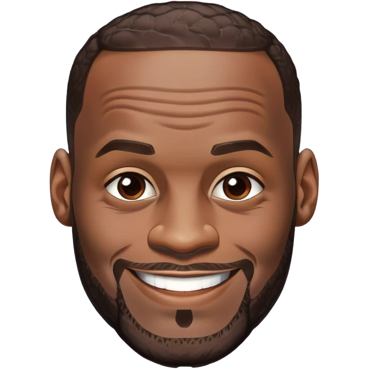LeBron James raising his eyebrow emoji