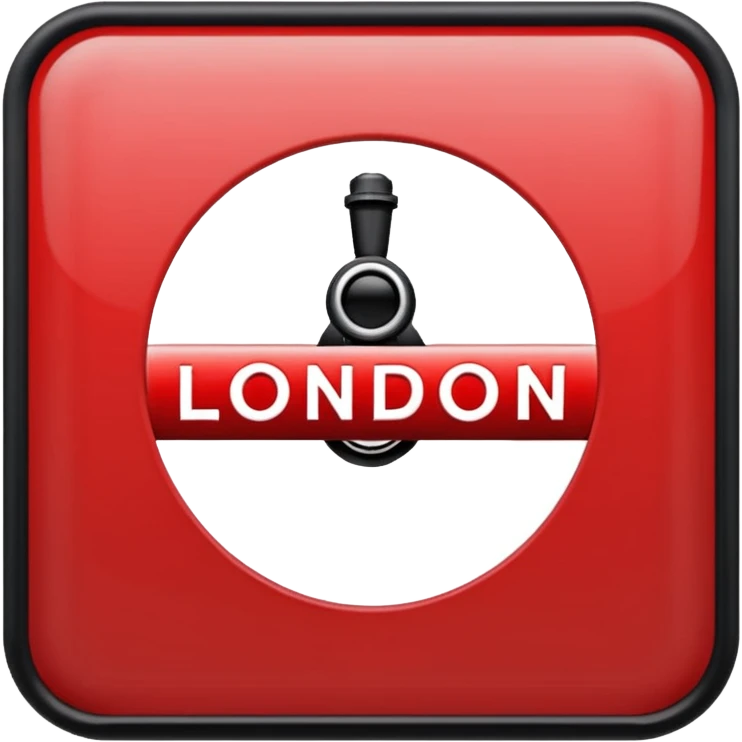 le mot "london" dans le logo du underground emoji