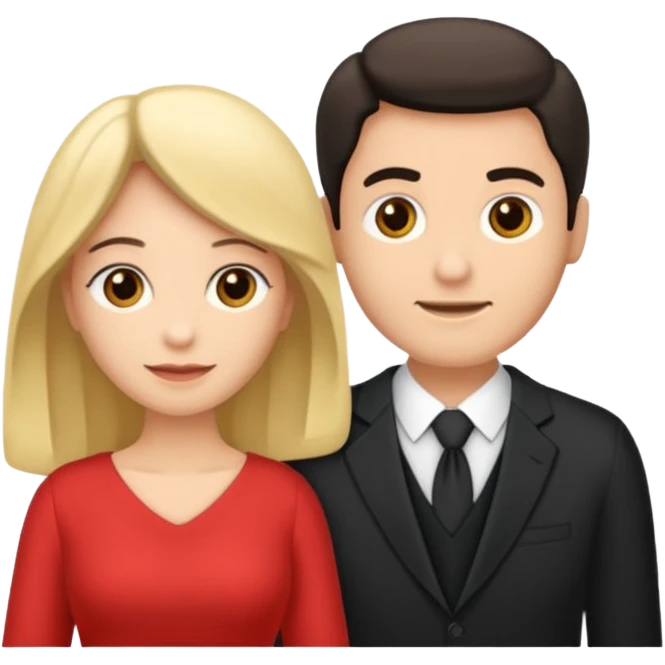 Crie uma figurinha pra stories de uma biblia aberta e um casal lendo (homem loiro e mulher branca cabelos pretos baixinha) sentados de costas o homem é loiro e a mulher branca do cabelo preto  emoji
