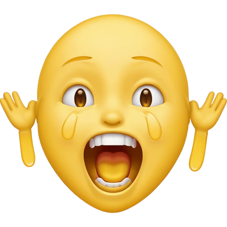 emoji that is both screaming and laughing emoji