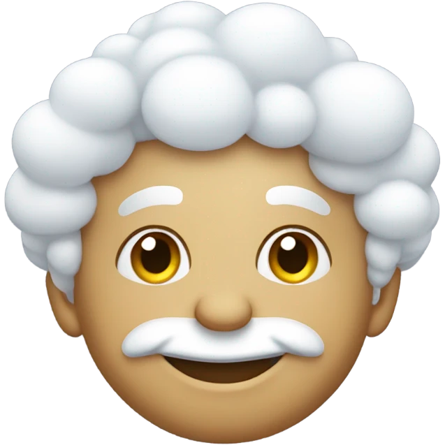 Grinning cumulus emoji