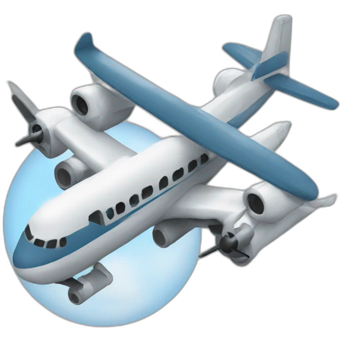 avion sur emoji