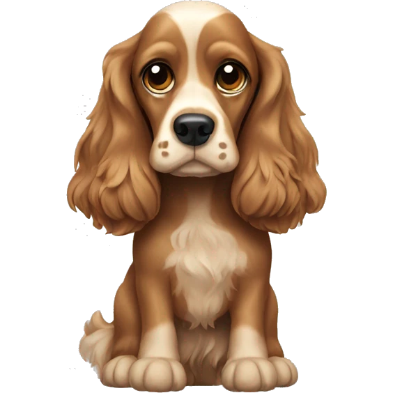 perro Cocker Spaniel emoji
